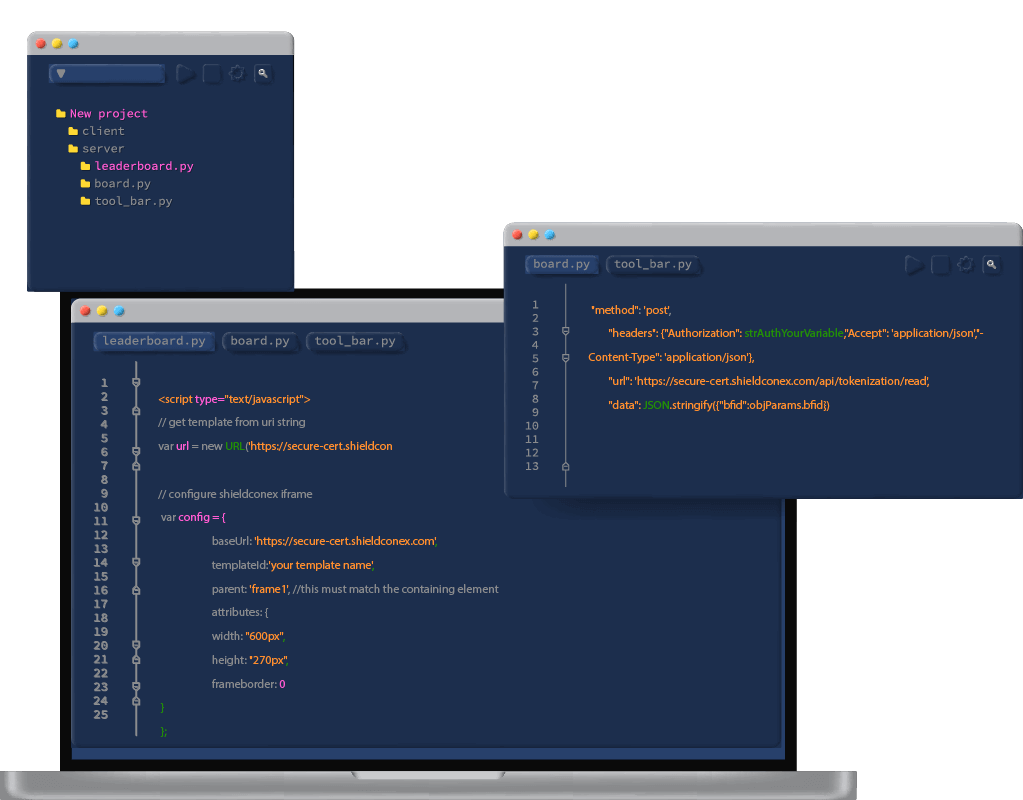 API/iFrame Implementation